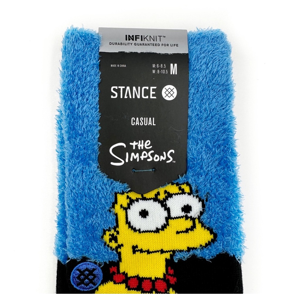 Stance Marge Simpson The Simpsons Crew Socks Mens Womens Size Medium - Picture 2 of 5